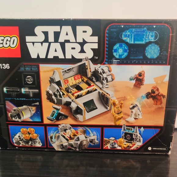 LEGO STAR WARS SET 75136 DROID ESCAPE POD JAWA C-3PO R2-D2 NIB RETIRED SEALED - Picture 2 of 5